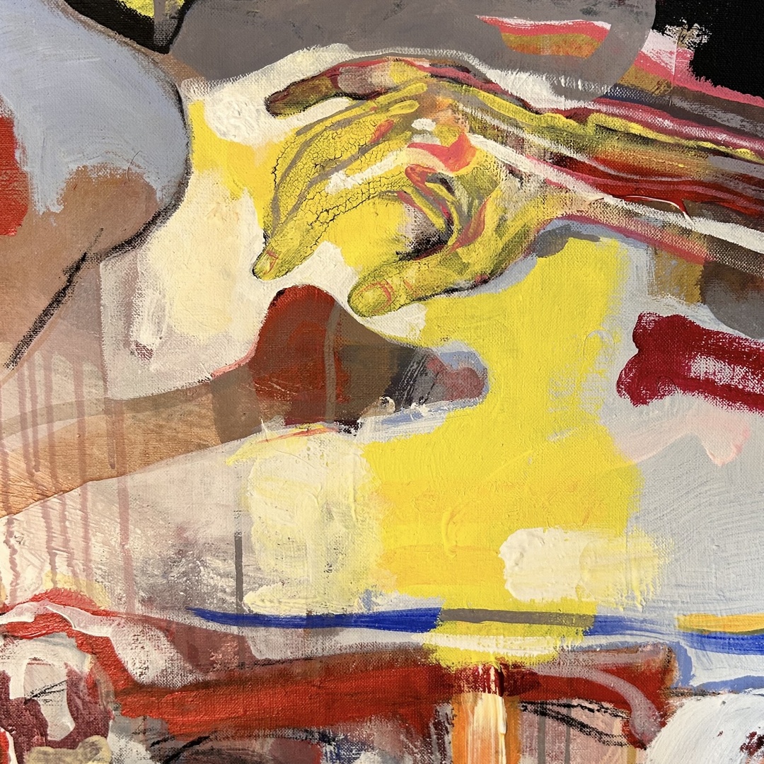 Jabalia, 2024, acrylic on canvas