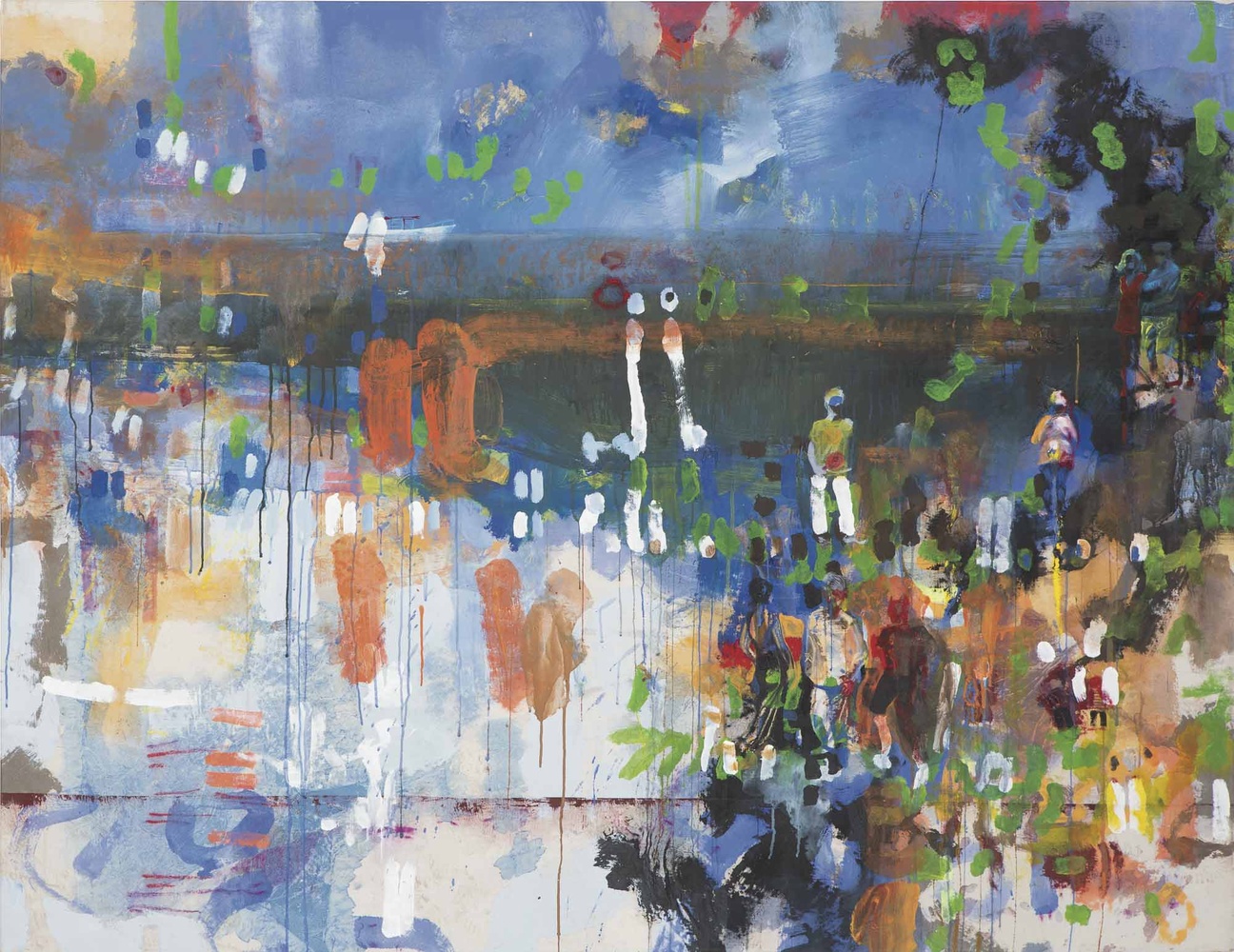 Mellbystrand, 2013, Acryl auf Leinwand